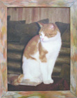Coloured photograph on canvas in the authorīs frame, 40 x 30 cm